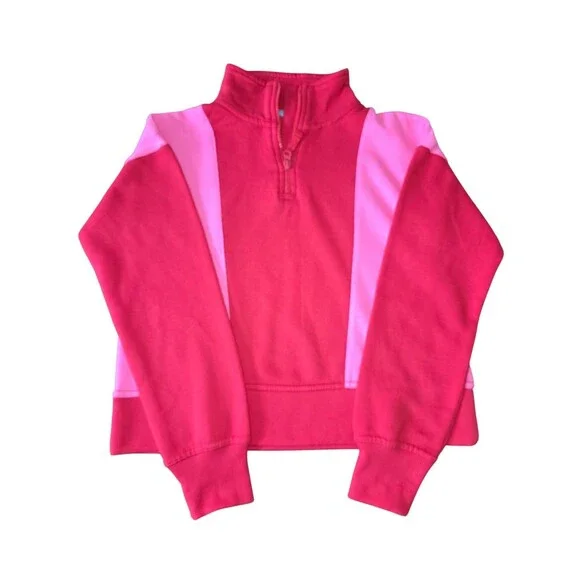 Girls Ideology Half-Zip Pullover Sweater Pink/Red Size M (10/12) NWT - Picture 8 of 8